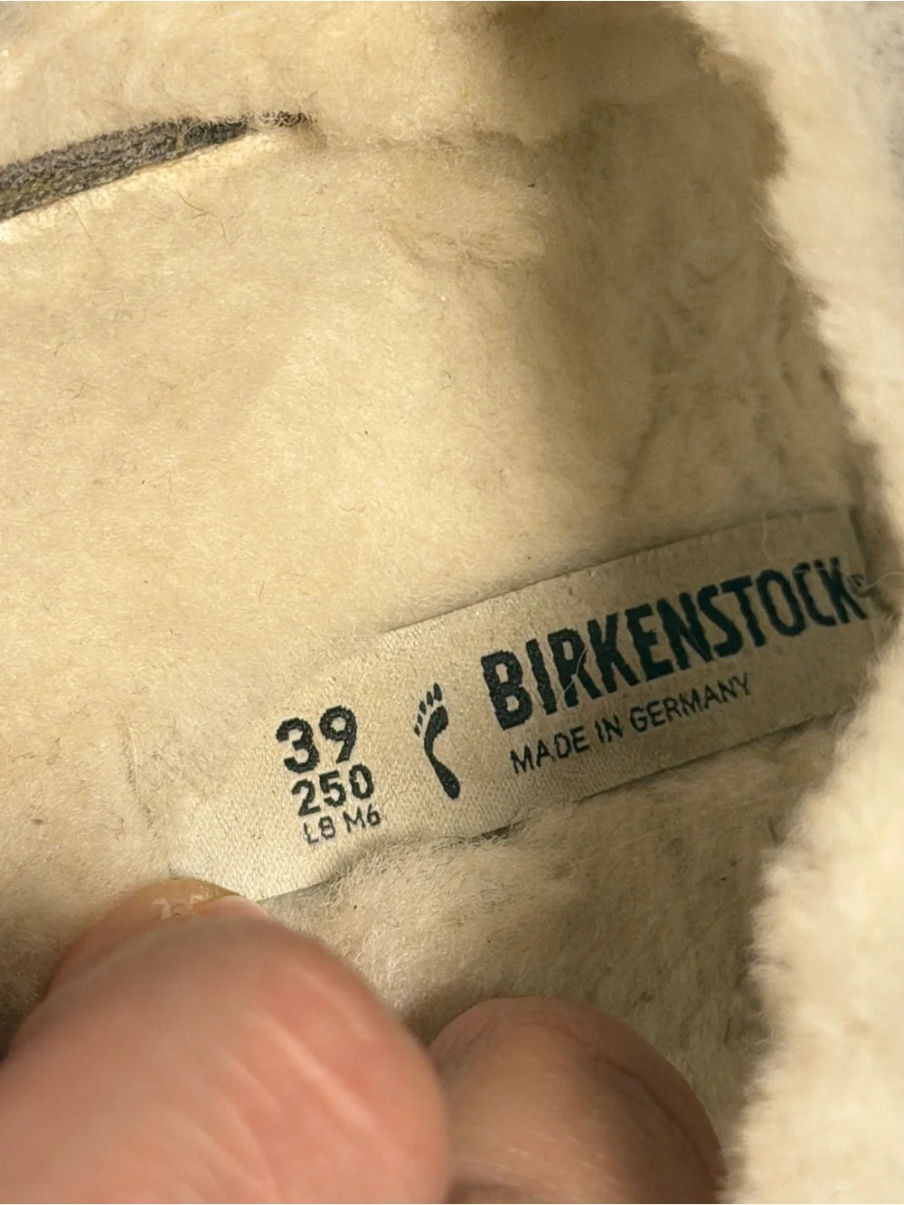 Birkenstock Arizona Shearling Suede Leather Stone Coin Women’s EU 39 US 8-8.5